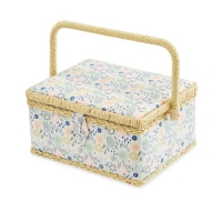Aldi  Ditsy Floral Rectangle Sewing Box