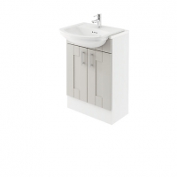 Wickes  Wickes Vermont Grey Fitted Vanity Unit - 600 mm