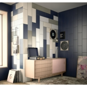 Wickes Dawn Dove Ceramic Tile 400 x 150mm &pound;20.39