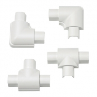 Wickes  D-Line Micro Equal Tee & Flat Bend Pack - White