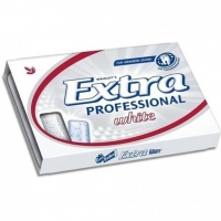 Poundstretcher  WRIGLEYS EXTRA PROFESSIONAL MINT WHITE CHEWING GUM 10 PACK