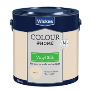 Wickes Colour @ Home Vinyl Silk Emulsion Paint - Calico 2.5L £12.00