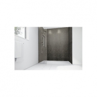 Wickes  Wickes Concrete Laminate 1200x900mm 2 sided Shower Panel Kit