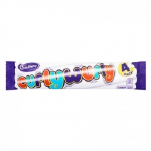 CADBURY CURLY WURLY 4 PACK £1.00