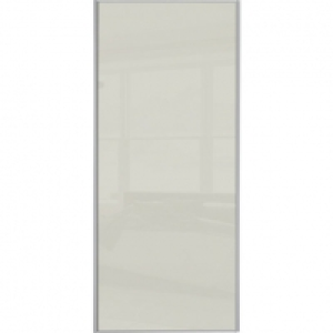 Wickes Sliding Wardrobe Door Silver Framed Single Panel Soft &pound;87.20