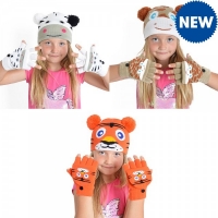 JTF  Hat & Glove Set Animal Kids