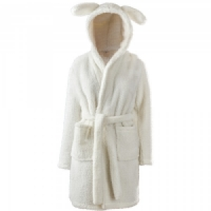 JTF  Rabbit Robe Cream Ladies