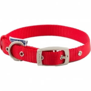 Ancol Nylon Eyelet Collar Red Small