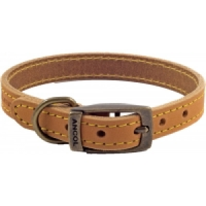 JTF  Timberwolf Leather Collar Mustard XS