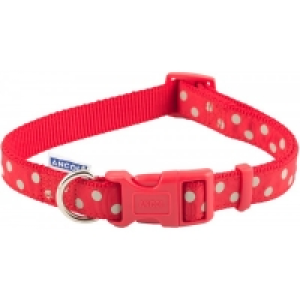 JTF  Ancol Vintage Polka Collar Red Medium