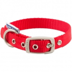 Ancol Nylon Eyelet Collar Red Size XS