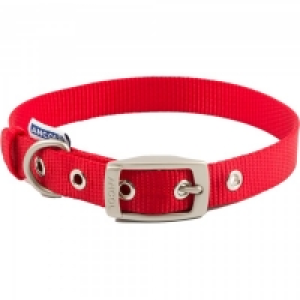 JTF  Ancol Nylon Eyelet Collar Red Medium