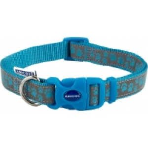 JTF  Ancol Paw Reflective Collar Blue M