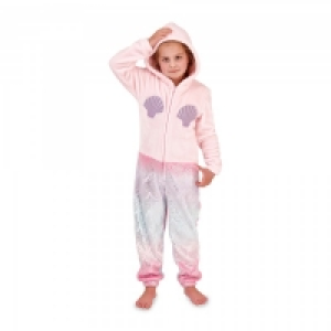 JTF  Mermaid Onesie Pink Girls