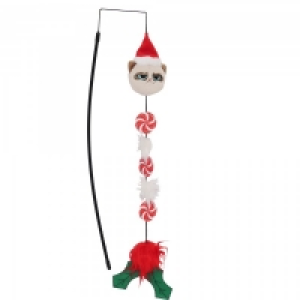 Grumpy Cat Peppermint Pom Pom Wand