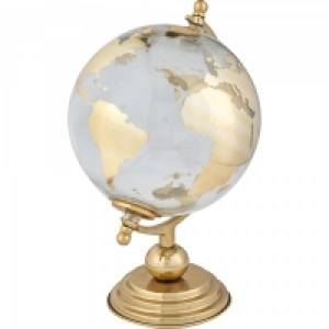 Globe Ornament Gold 13 Inch