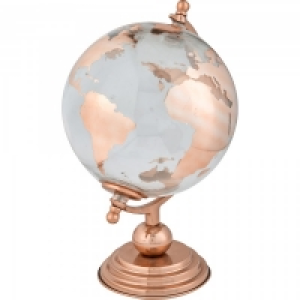 Globe Ornament Copper 11 Inch