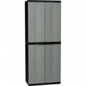 Kingfisher Large Plastic Storage Cabinet