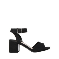 Debenhams  Dorothy Perkins - Wide fit black sabrina block heel sandals