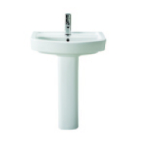 Capri Narrow Basin and Full Pedestal 600mm