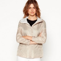 Debenhams  Maine New England - Natural shower resistant hooded jacket