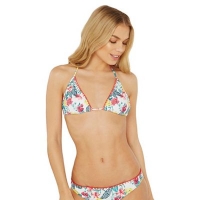 Debenhams  Dorothy Perkins - Beach ivory floral stitch bikini top
