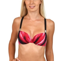 Debenhams  Lisca - Red Jakarta foam cup bikini top
