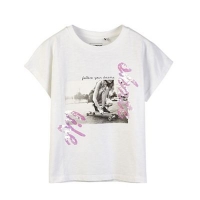 Debenhams  Outfit Kids - Girls white graphic top