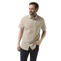 Debenhams  Craghoppers - Yellow garah Short sleeved shirt
