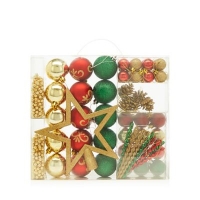 Debenhams  Home Collection - Pack of 62 assorted baubles, beads and sta
