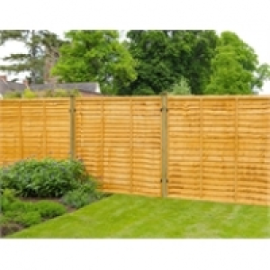 Forest Lap Fence Panel - 6x6ft