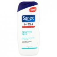Asda Sanex Men Sensitive Skin Shower Body & Face