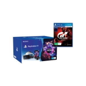 PlayStation VR with Camera & VR Worlds + Gran Tursimo Sport