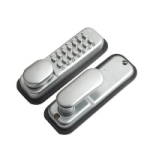 Yale P-DL02-SC Hold Open Push Button Lock - Satin Chrome £39.97