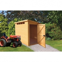 Wickes  Wickes Large Security Timber Pent Shed with High Level Windo