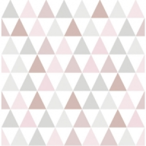 Graham & Brown Superfresco Easy Tarek Geometric Design Rose  &pound;18.99