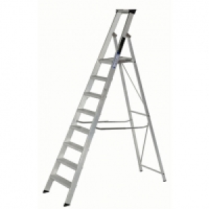Youngman Heavy Duty 8 Tread Platform Aluminium Stepladder &pound;119.00