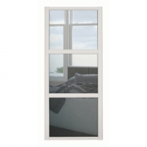 Spacepro 3 Panel Shaker Cashmere Frame Mirror Door - 914mm £124.00