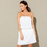 Debenhams  Beach Collection - White tassel bandeau dress
