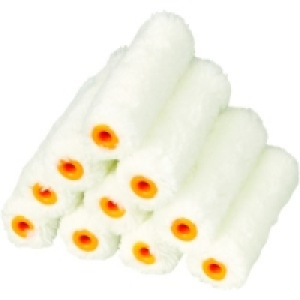 Wickes Mini Emulsion Roller Sleeve Medium Pile 100mm 10 Pack