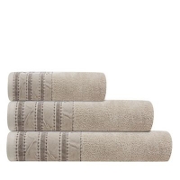 Debenhams  J by Jasper Conran - Natural striped border towels