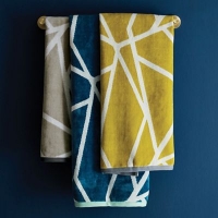 Debenhams  Harlequin - Gold cotton Sumi towels