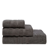 Debenhams  J by Jasper Conran - Grey textured striped towels