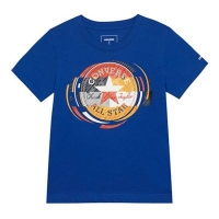 Debenhams  Converse - Boys blue logo print t-shirt