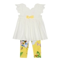 Debenhams  Baker by Ted Baker - Baby girls white top and yellow flora