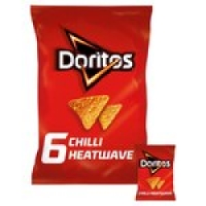 Doritos Chilli Heatwave Tortilla Chips 6x30g £1.50