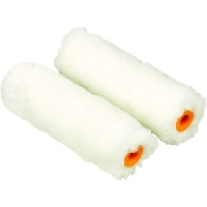 Wickes Mini Emulsion Roller Sleeve Medium Pile 100mm 2 Pack