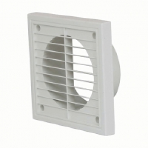 Manrose PVC Fixed Grille - White 100mm £6.00