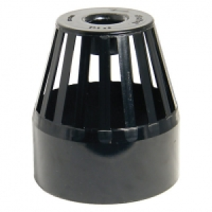 FloPlast SP302B Soil Pipe Vent Terminal - Black 110mm £2.64