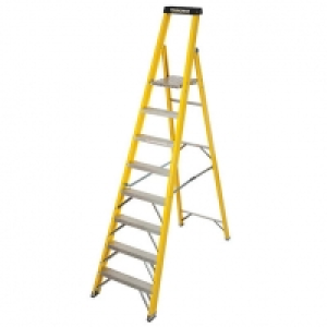 Youngman GRP 8 Tread Platform Fibreglass Stepladder £132.00